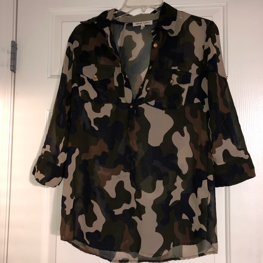 Camo Top
